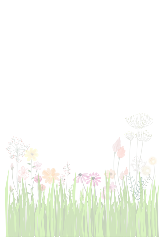 Wildflower Meadow Tear-Away Notepad