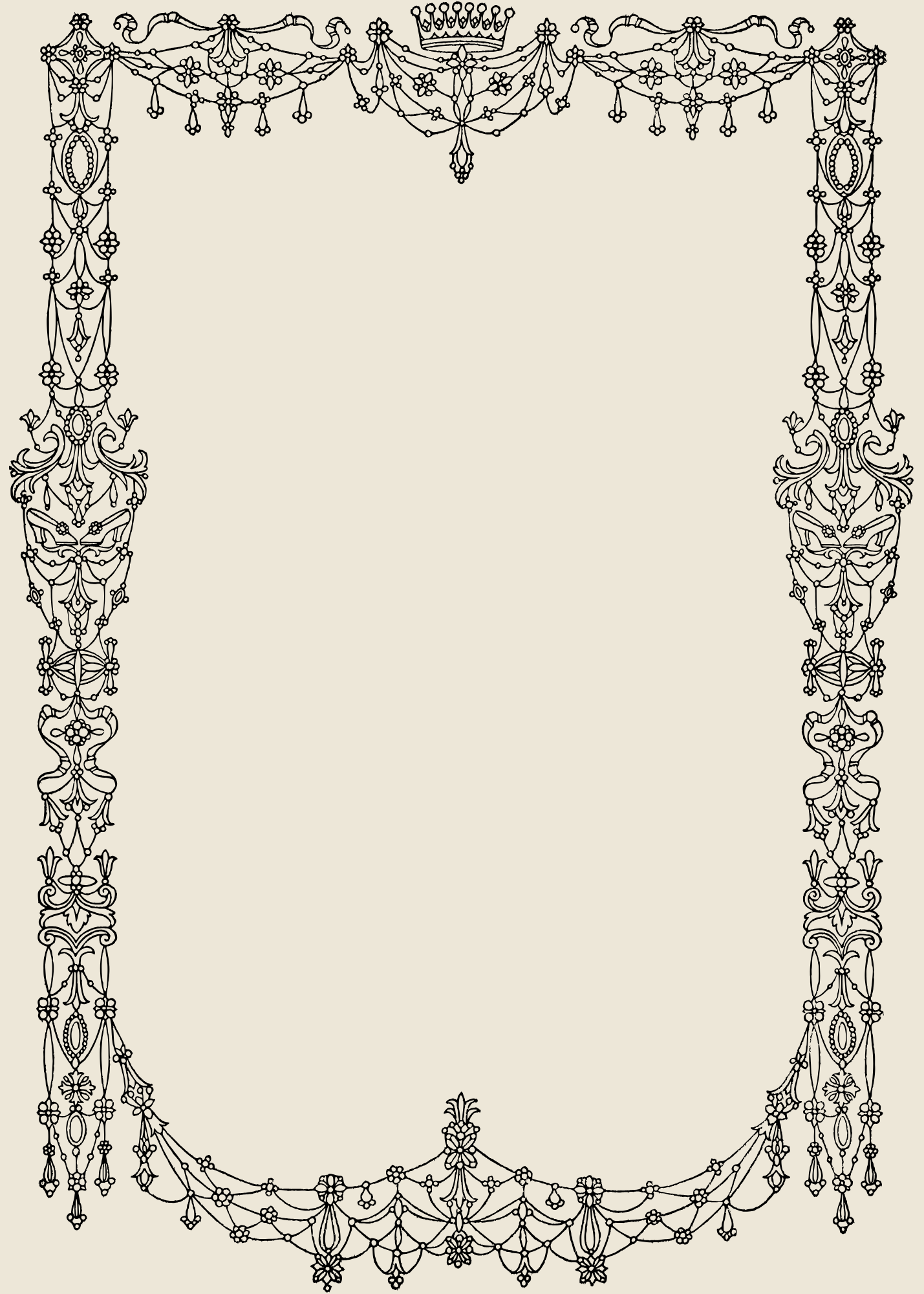 Royal Crown Ornate Tear-Away Notepad
