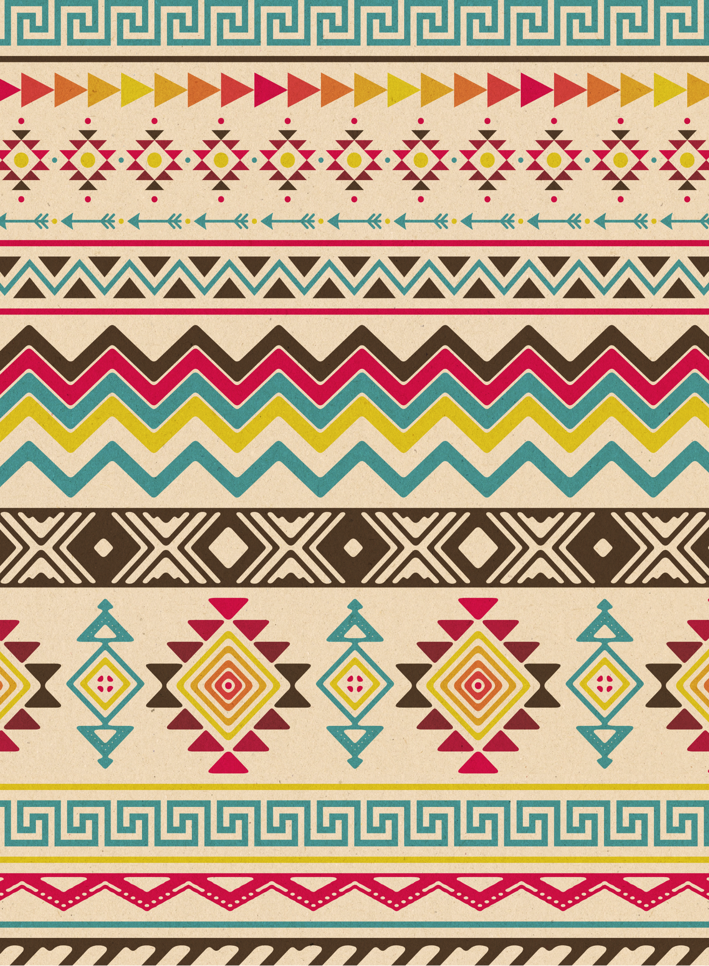 Aztec Tribal Kindle Insert – Printed