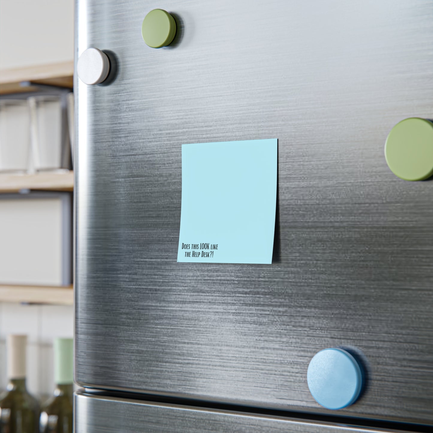 Post-it Note Pad — "Does This Look Like the Help Desk?!" Funny Office Memo