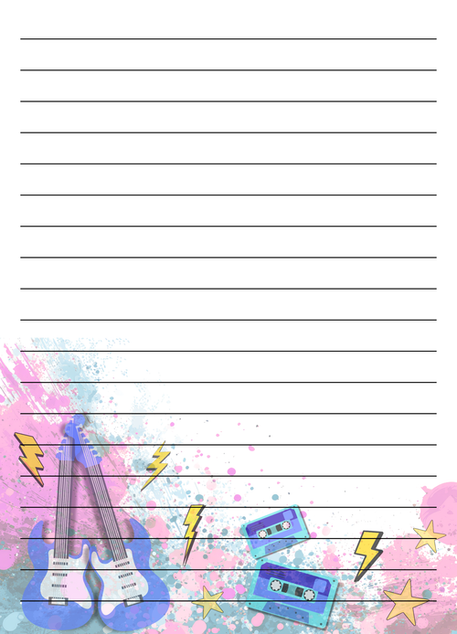 Alt Rock 5x7 Tear Away Notepad