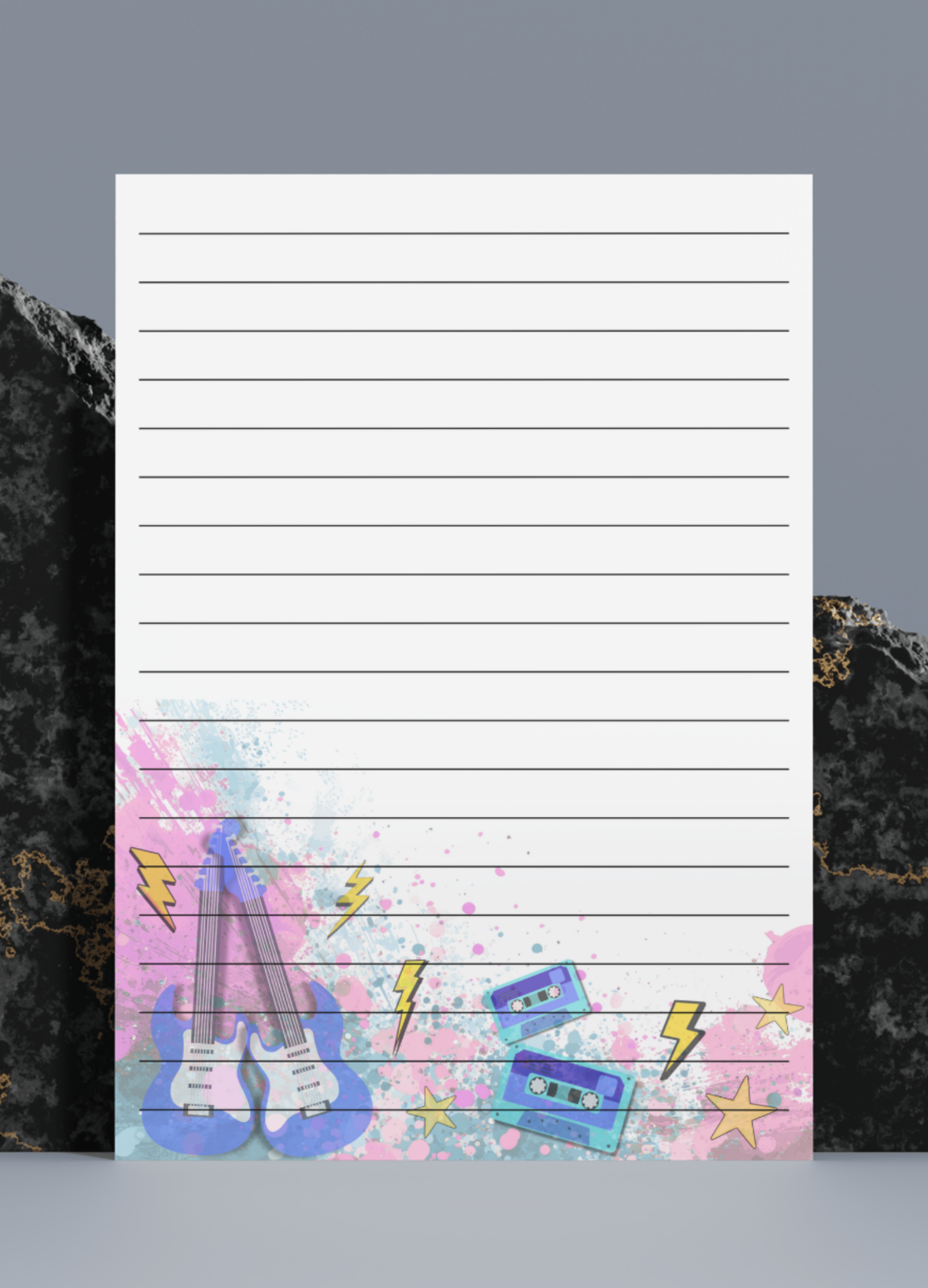 Alt Rock 5x7 Tear Away Notepad