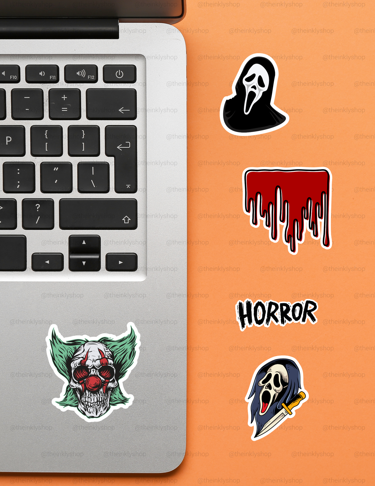 Horror Icons Sticker Pack — 15 Individual Stickers