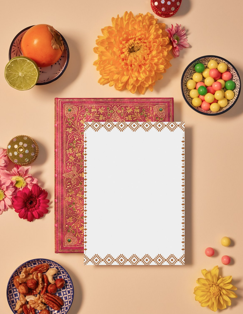 Aztec Border Tear-Away Notepad