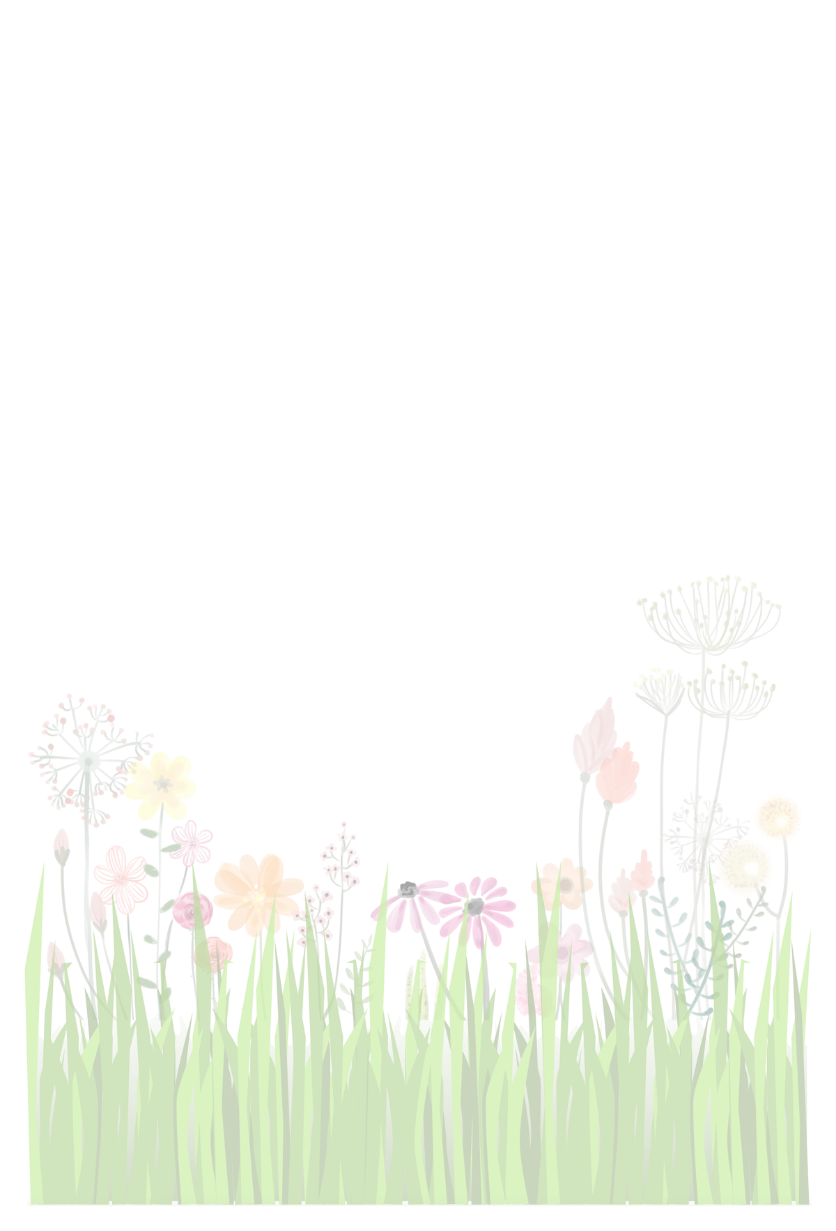 Wildflower Meadow Tear-Away Notepad