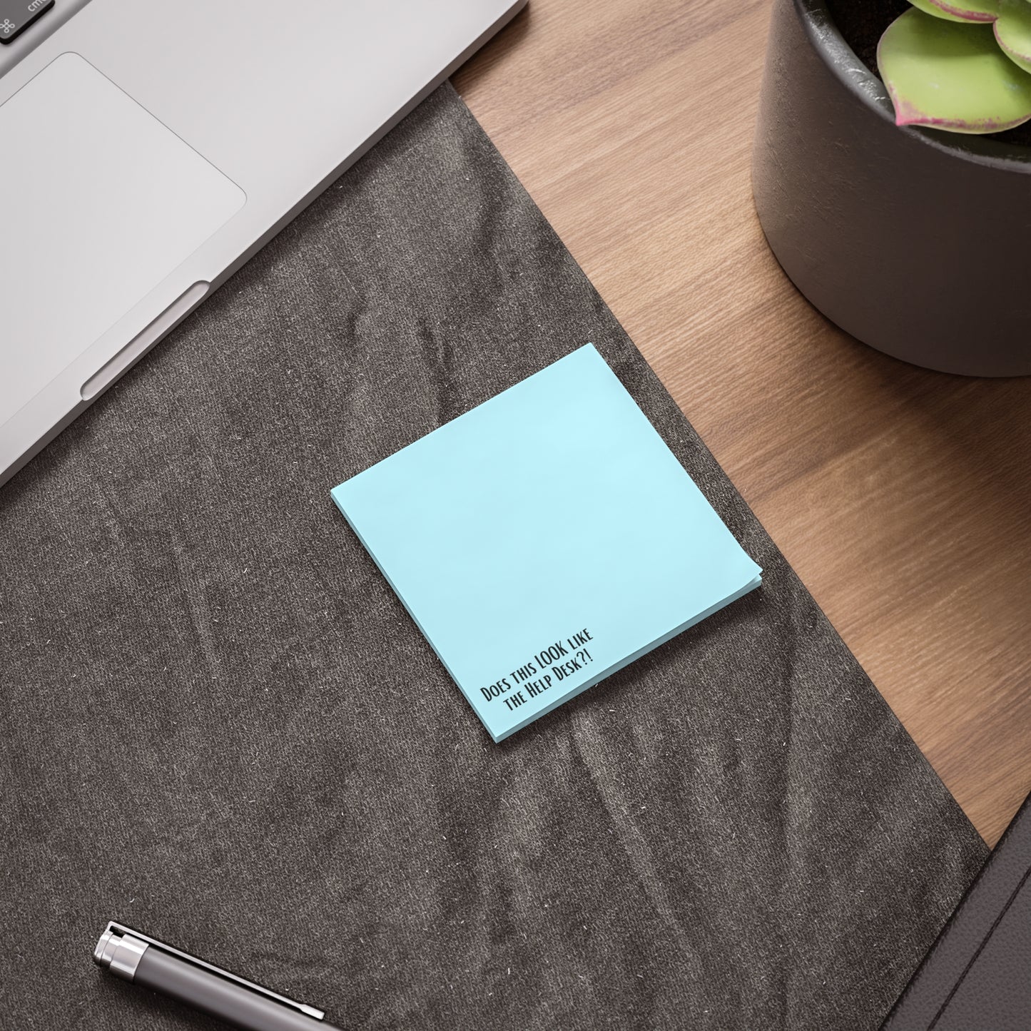 Post-it Note Pad — "Does This Look Like the Help Desk?!" Funny Office Memo