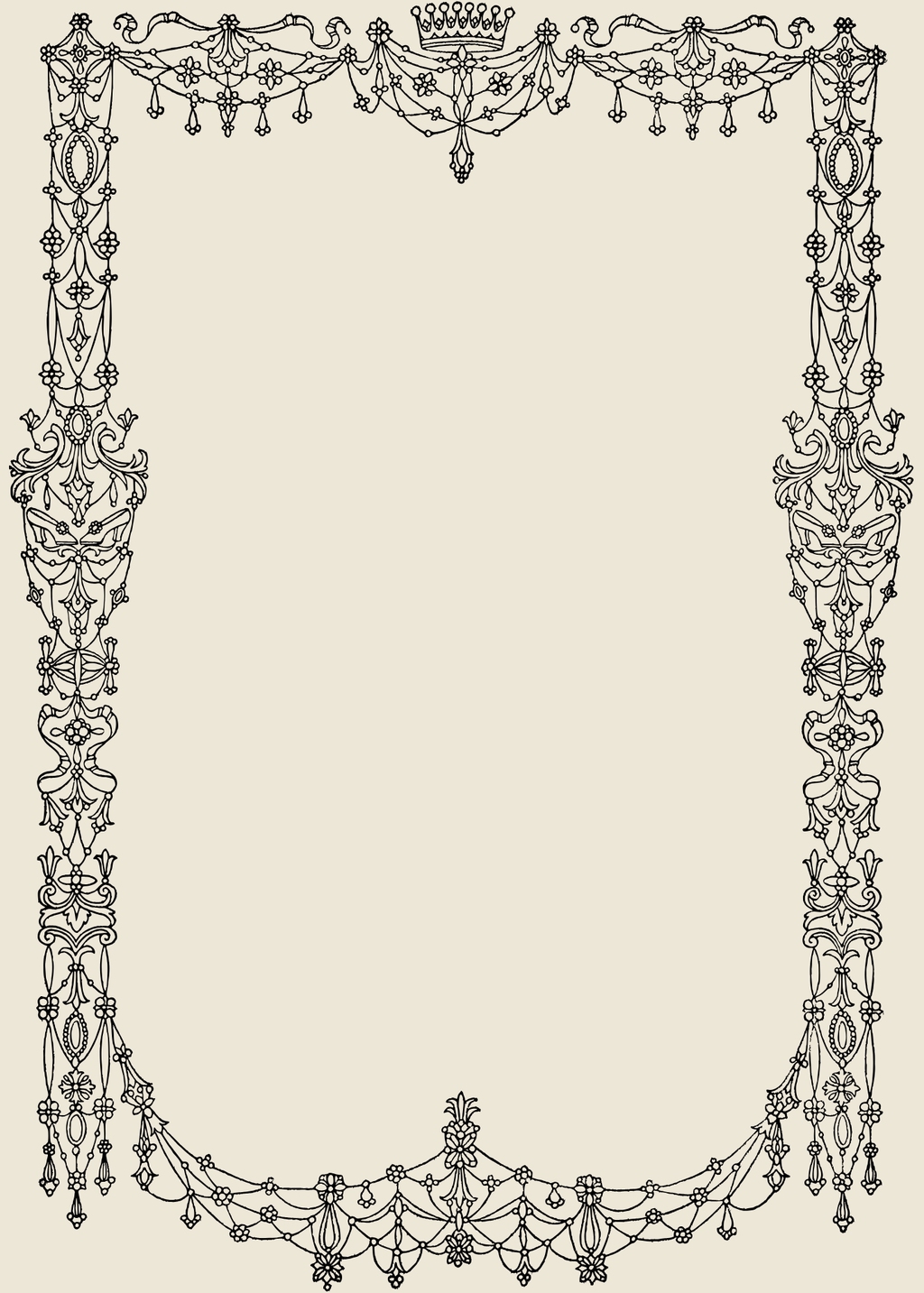 Royal Crown Ornate Tear-Away Notepad