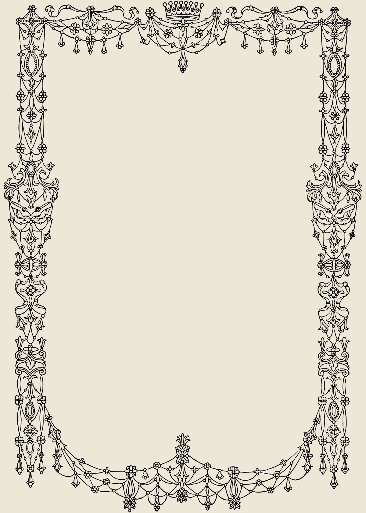 Royal Crown Ornate Tear-Away Notepad