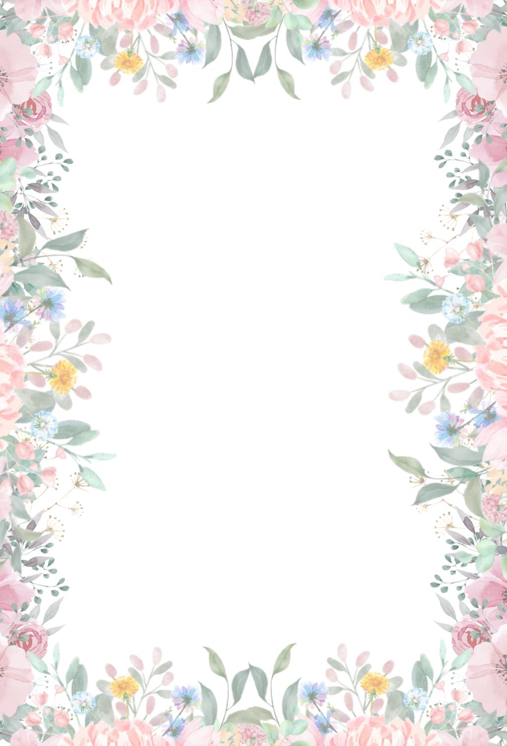 Watercolor Floral Tear-Away Notepad
