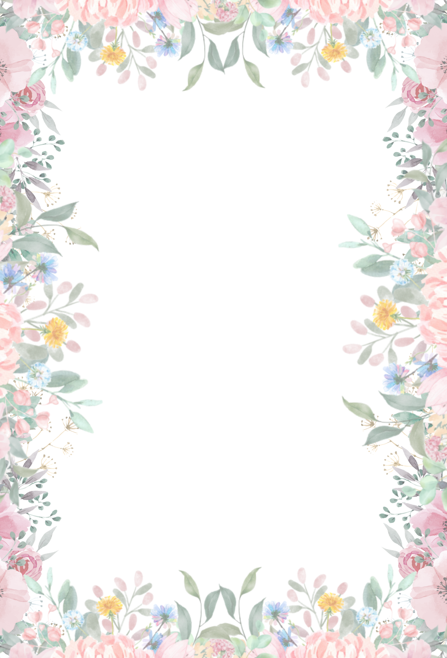 Watercolor Floral Tear-Away Notepad