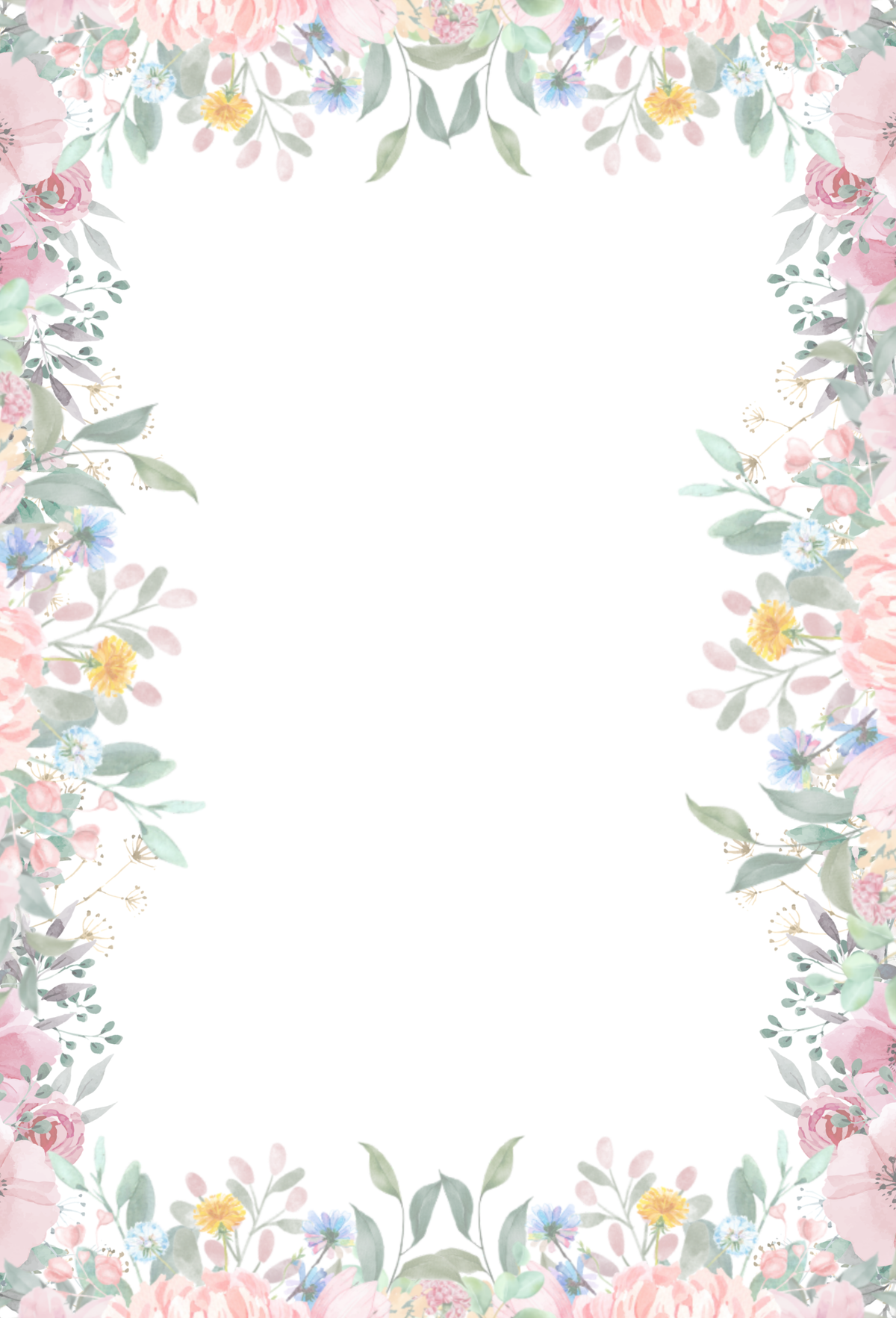 Watercolor Floral Tear-Away Notepad