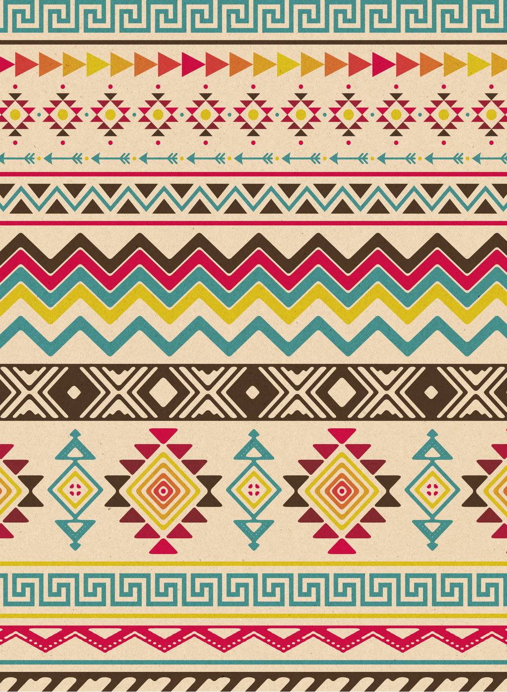 Aztec Tribal Kindle Insert – Digital Download