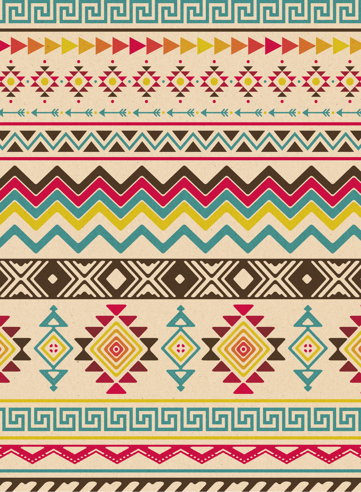 Aztec Tribal Kindle Insert – Digital Download