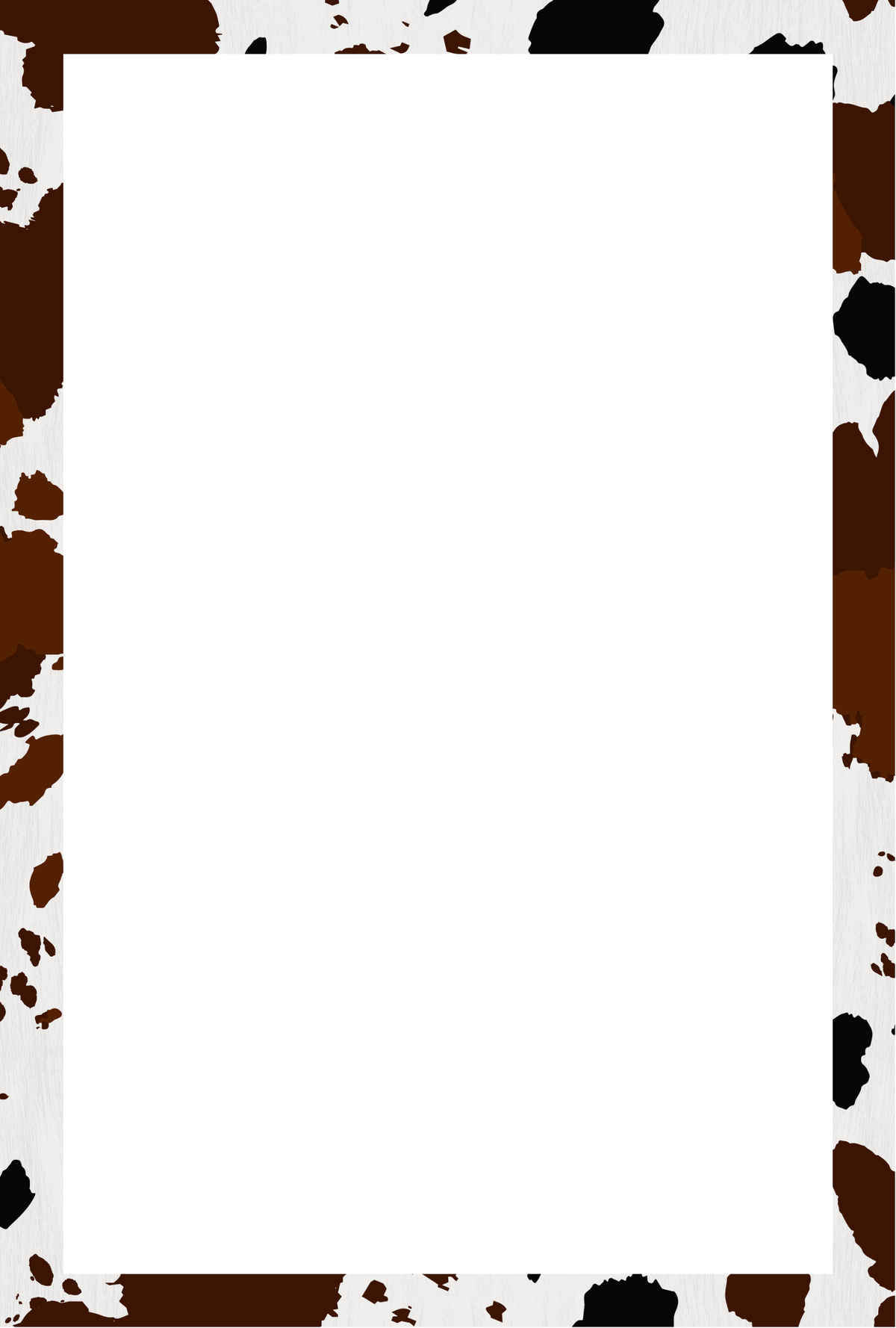 Cowhide Print Tear Away Notepad