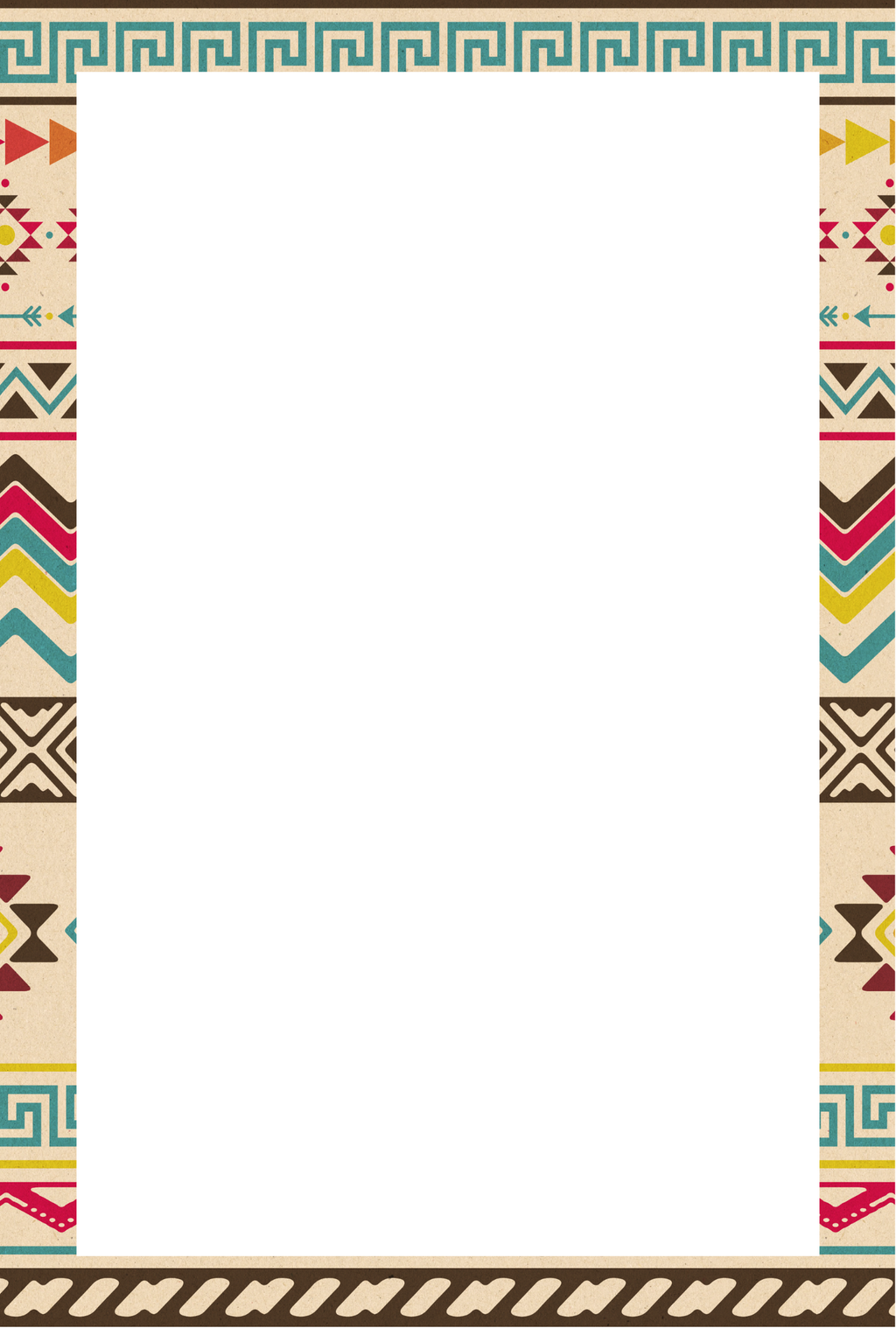 Aztec Tribal Tear Away Notepad