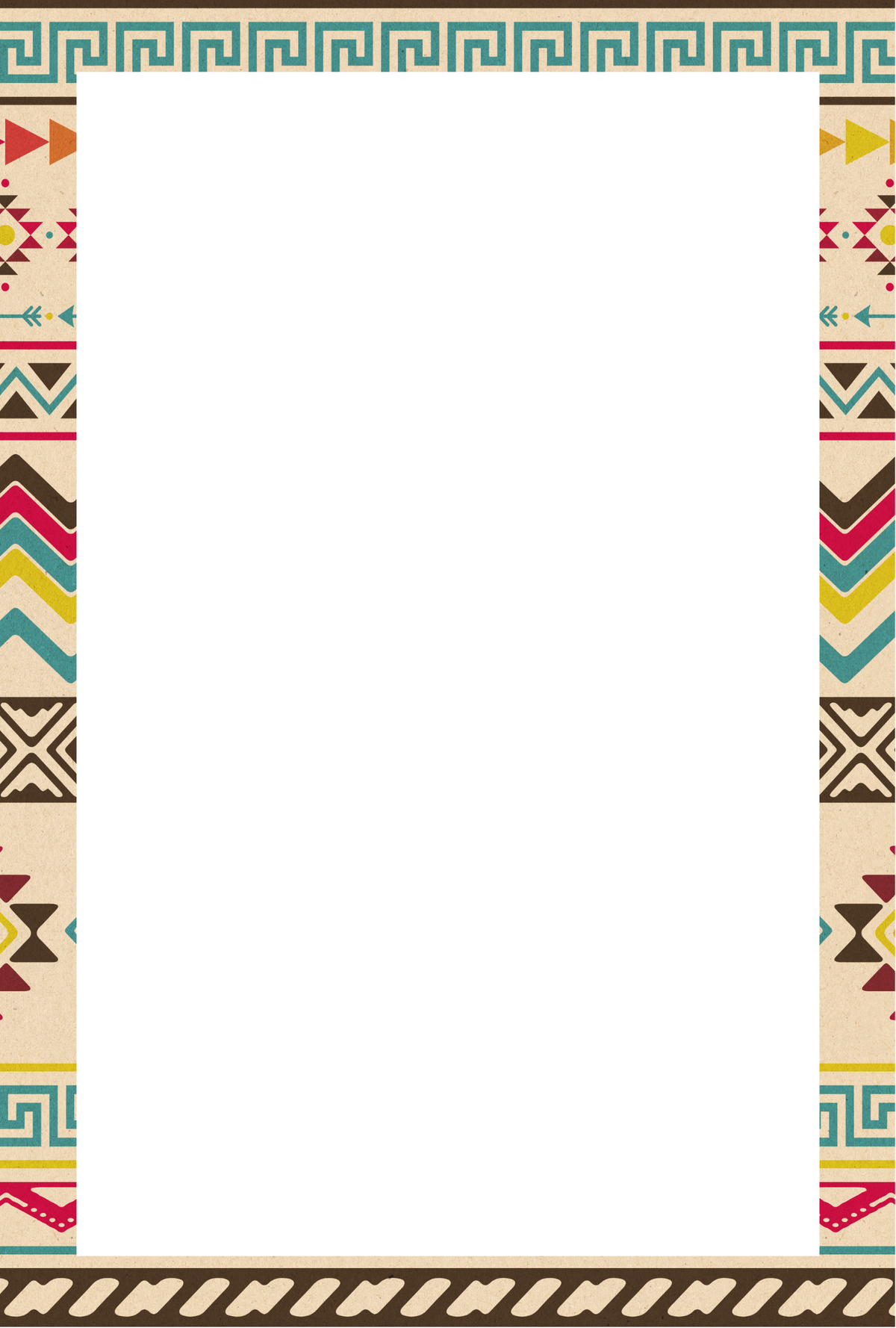 Aztec Tribal Tear Away Notepad