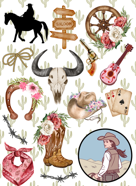 Colorful Western Boho Kindle Insert – Digital Download