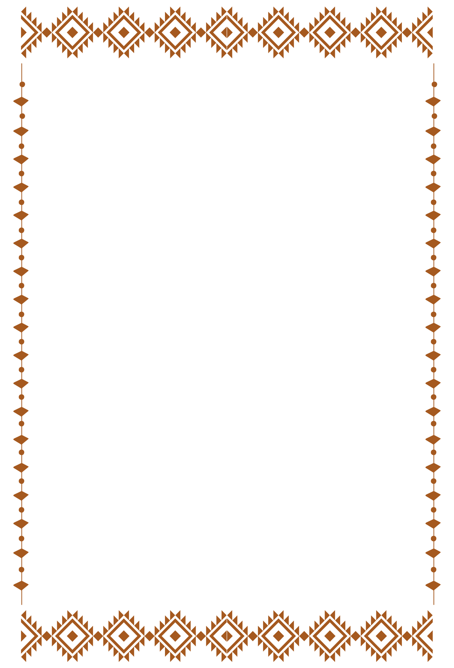Aztec Border Tear-Away Notepad