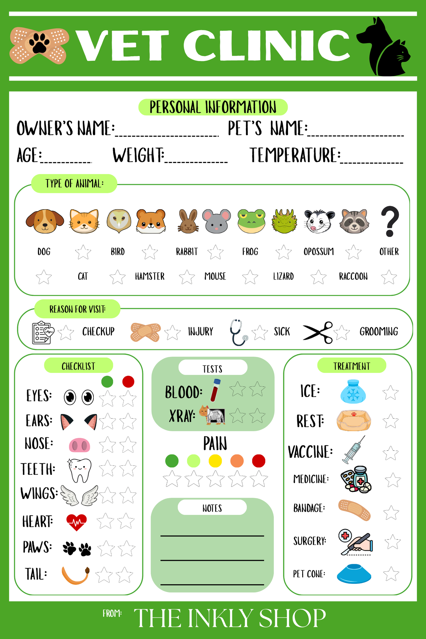 Kids Play Pretend Note Pads