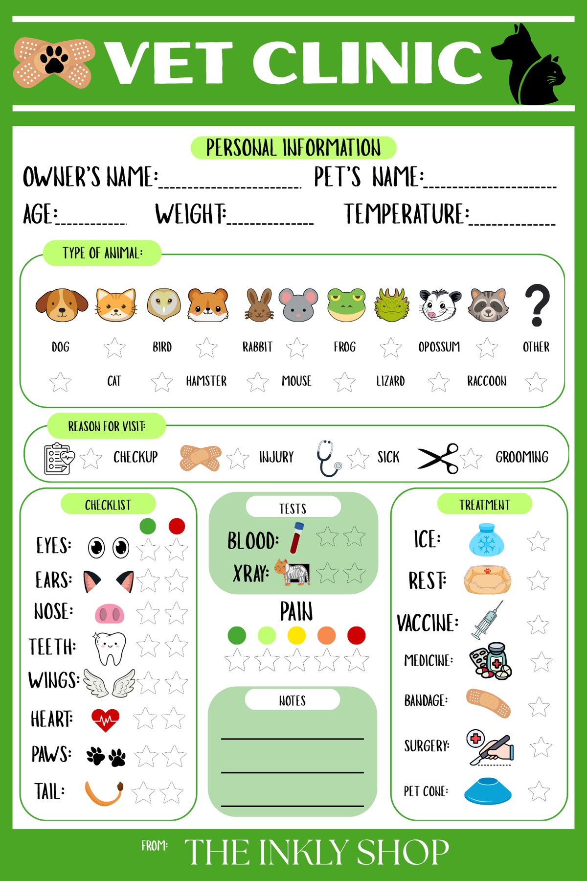 Kids Play Pretend Note Pads