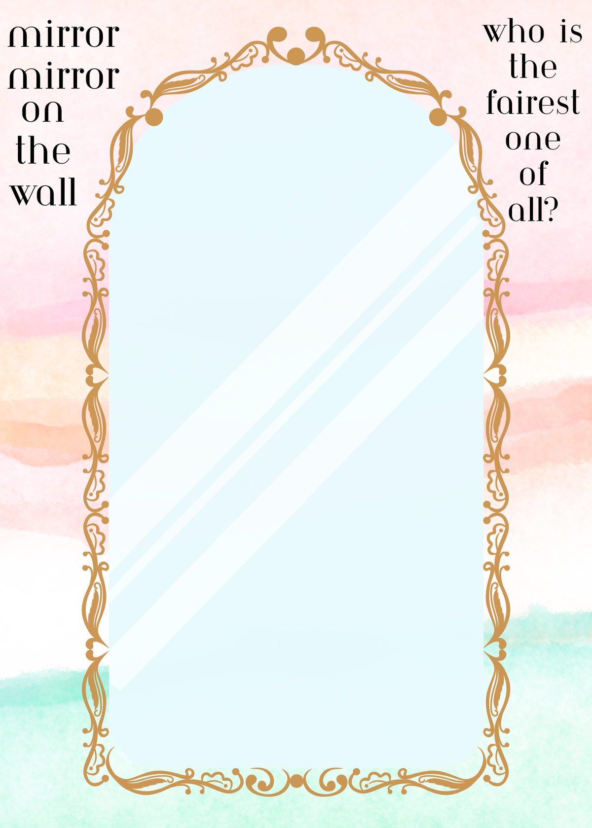 Mirror Mirror on the Wall Tear-Away Notepad