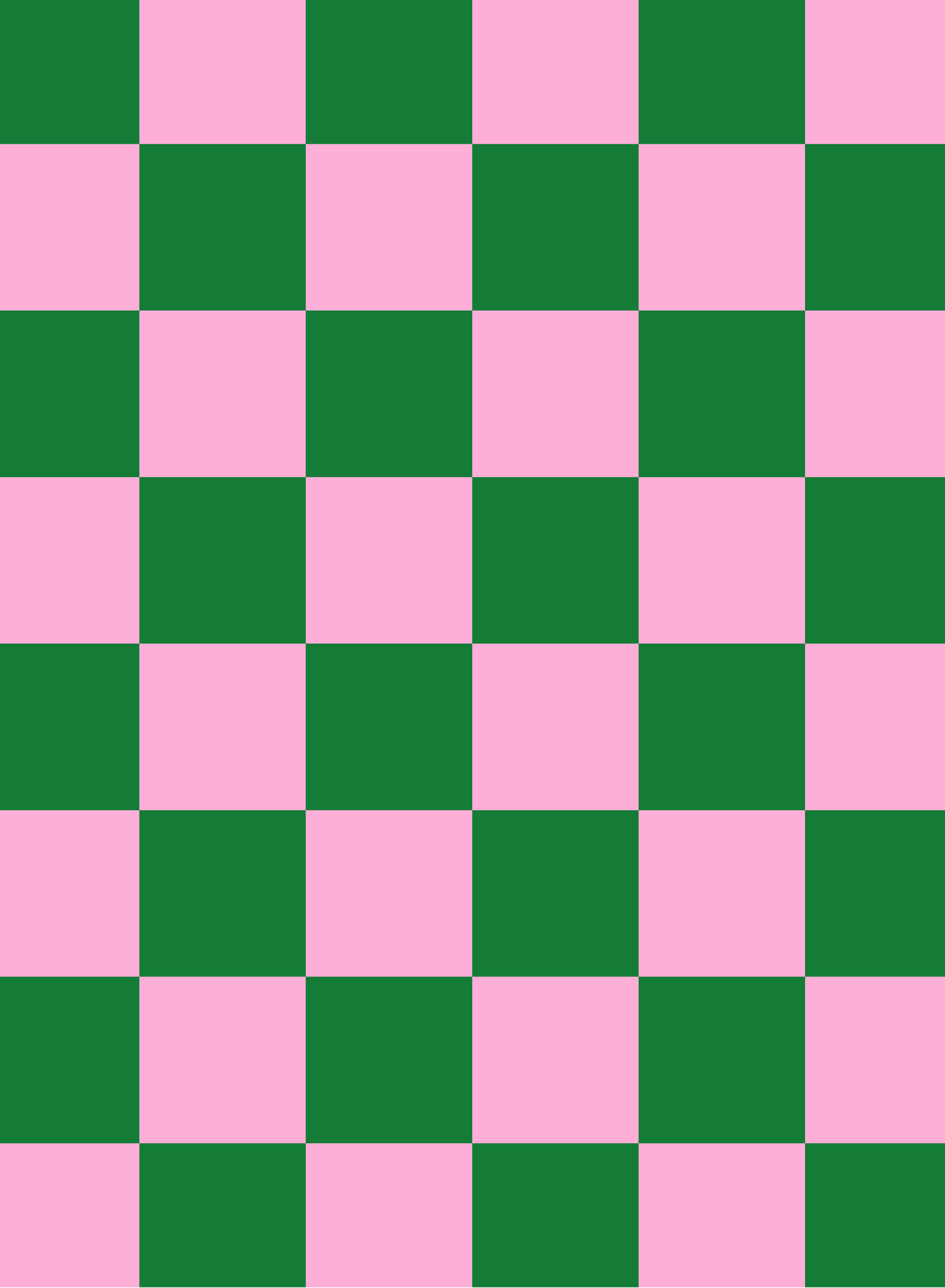 Pink & Green Checkerboard Kindle Insert – Printed