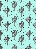 Cactus Polka Dot Kindle Insert – Printed
