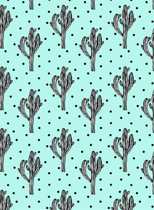 Cactus Polka Dot Kindle Insert – Digital Download
