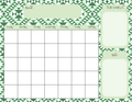 Aztec Green Calendar Pad