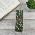 Ladybug & Floral Bookmark