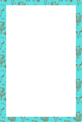 Desert Skull & Cactus Turquoise Notepad