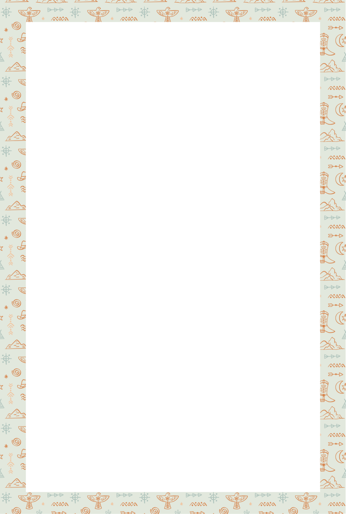 Western Icons Tear-Away Notepad