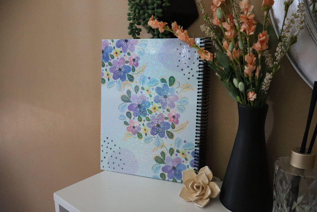 Floral Lesson Planner back cover close-up