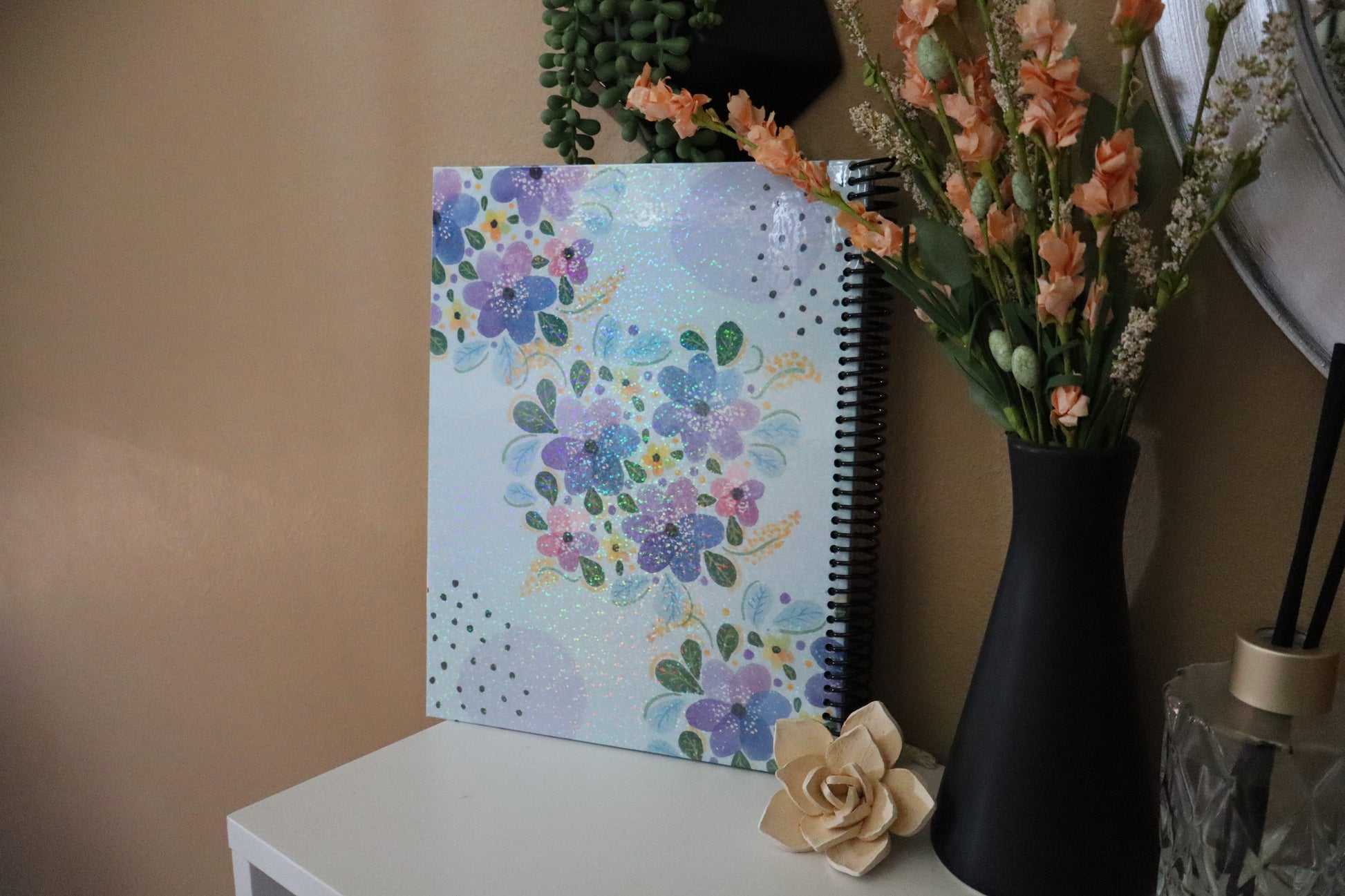 Floral Lesson Planner back cover close-up