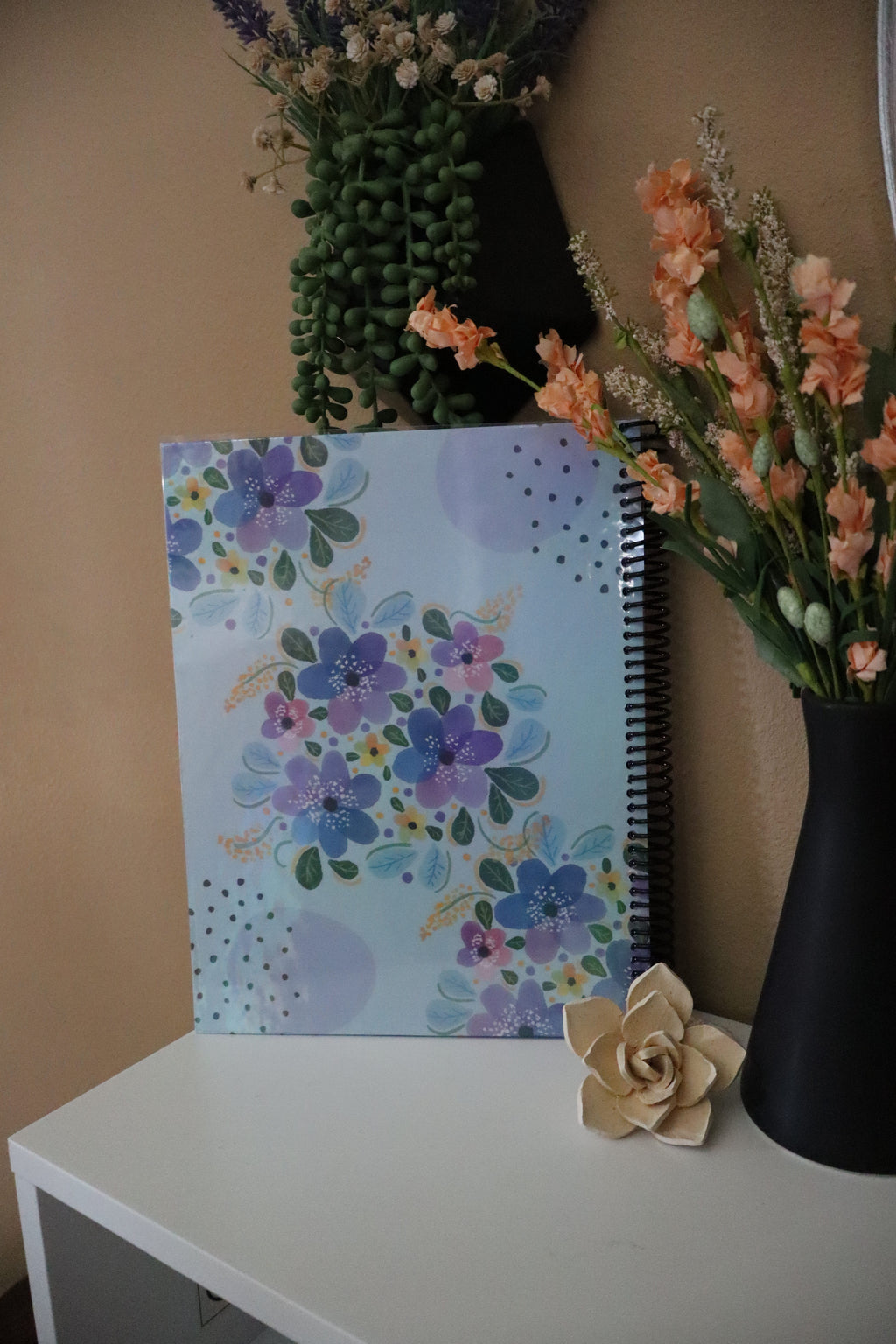 Floral Lesson Planner – 124 Pages, Full Size