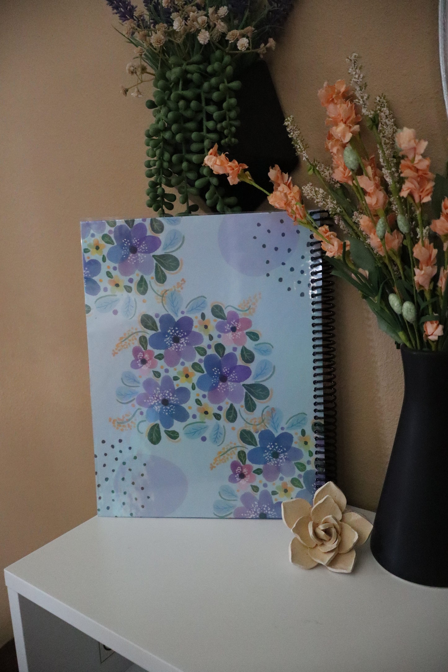 Floral Lesson Planner – 124 Pages, Full Size