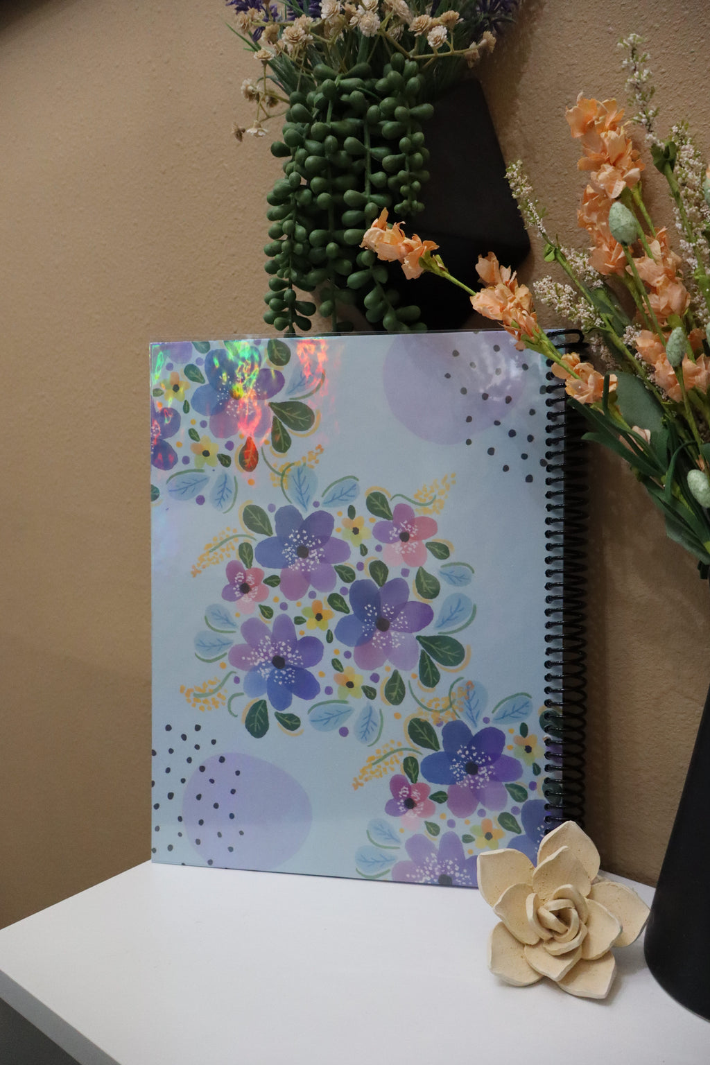 Floral Lesson Planner – 124 Pages, Full Size