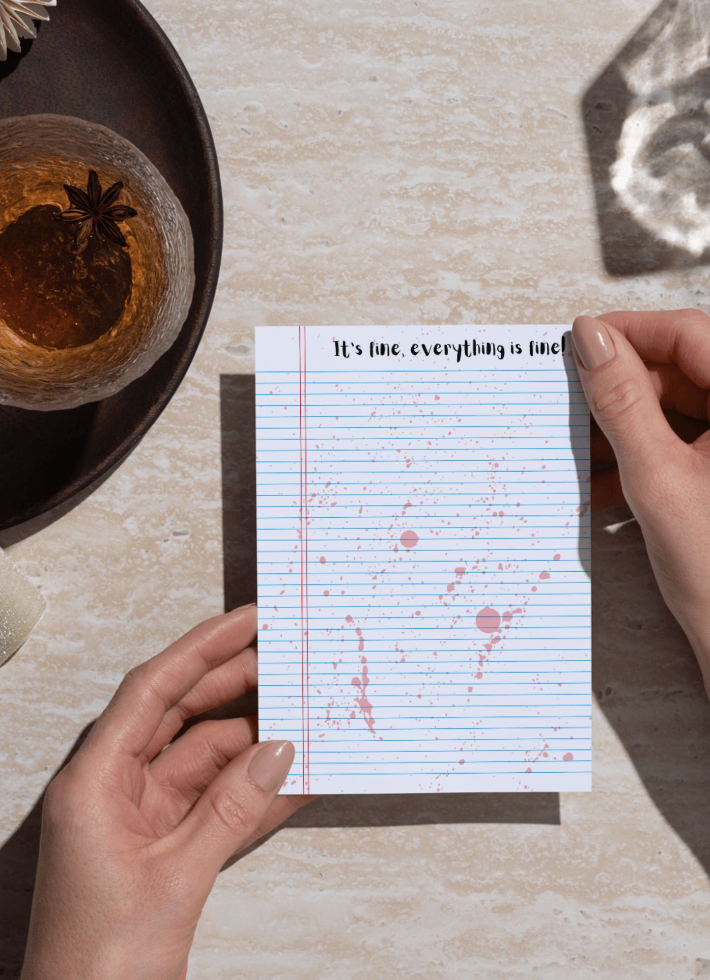 It's Fine, Everything is Fine! Tear-Away Notepad