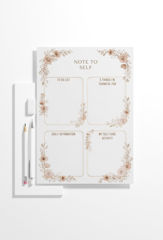 Note to Self Tear-Away Notepad