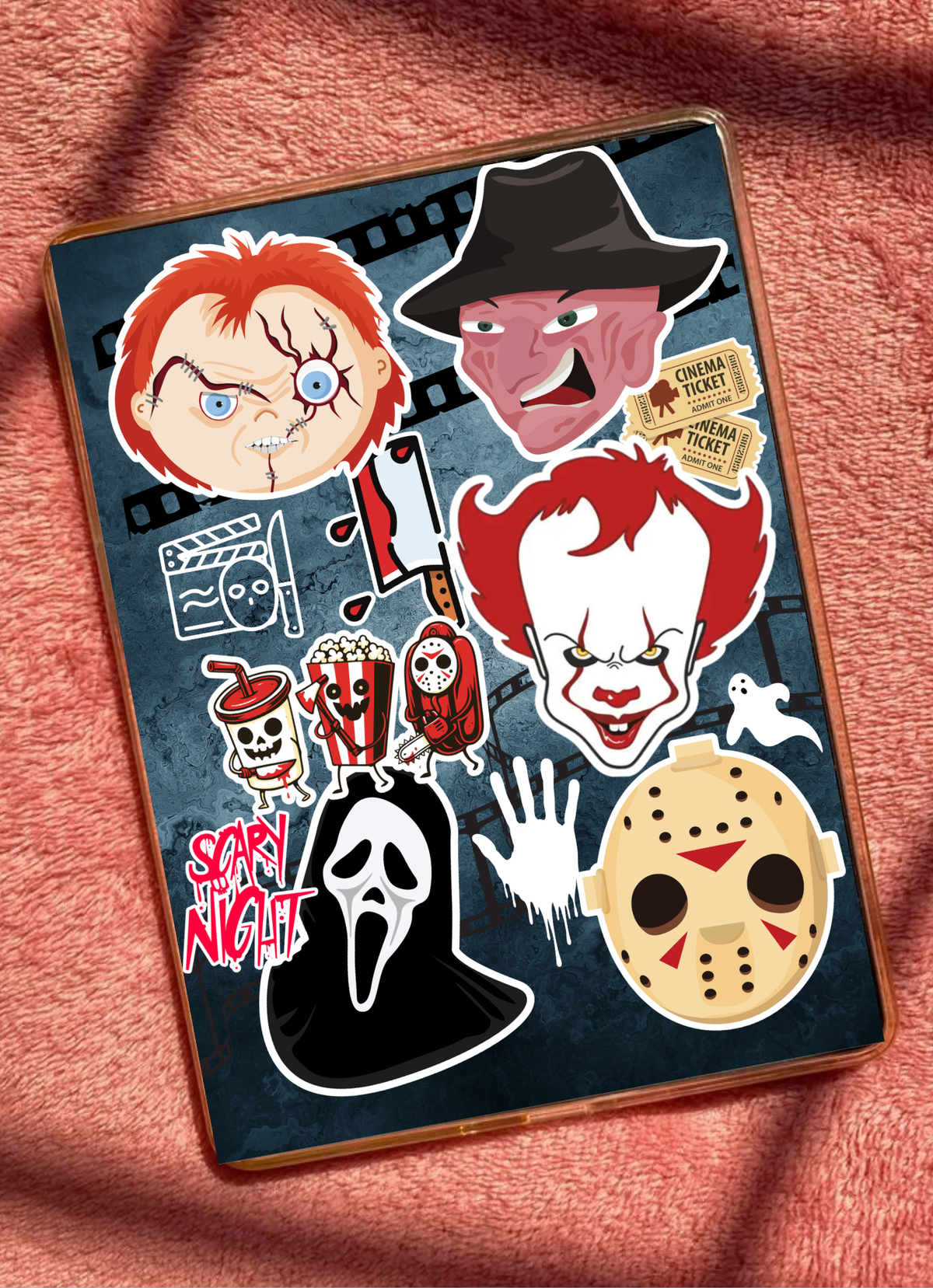 Scary Night Horror Kindle Insert — Printable Digital Download