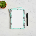 Saguaro Cactus Polka Dot Tear Away Notepad Flat Lay