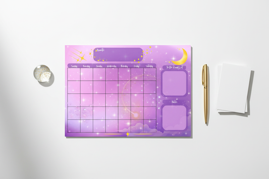 Celestial Calendar Pad Product Photo