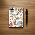 Colorful Western Boho Kindle Insert Flat Lay