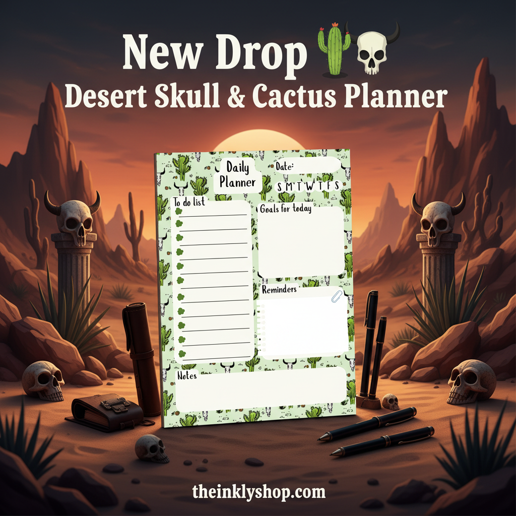 Desert Skull & Cactus Promo Post