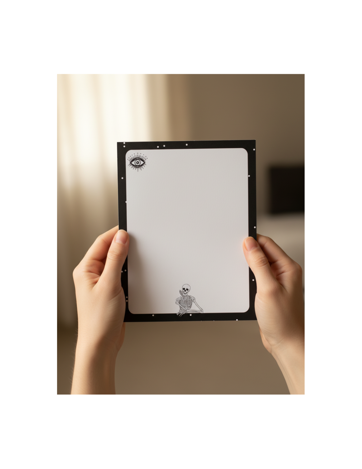 Gothic Skeleton Tear-Away Notepad