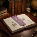 Purple Art Deco Fan Bookmark