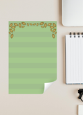 Football Field Tear-Away Notepad