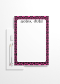 Notes. Duh! Tear-Away Notepad