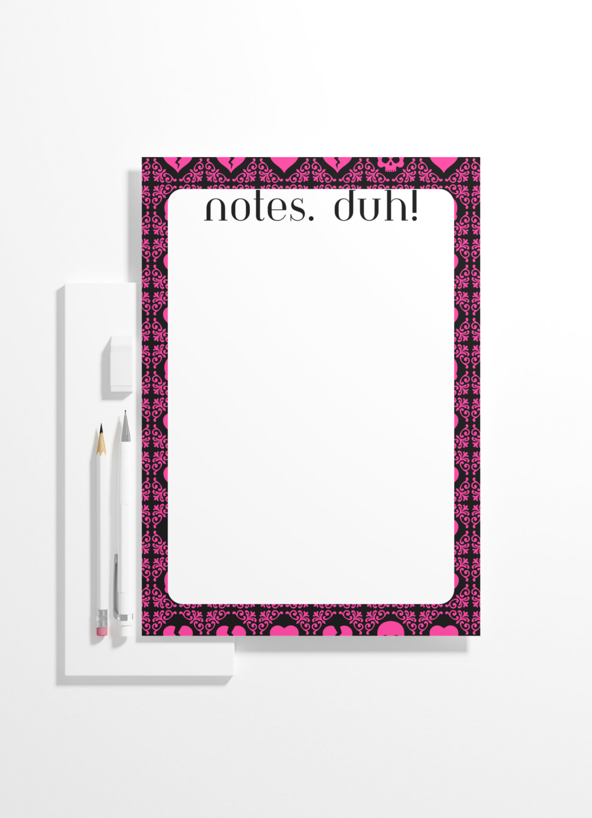 Notes. Duh! Tear-Away Notepad