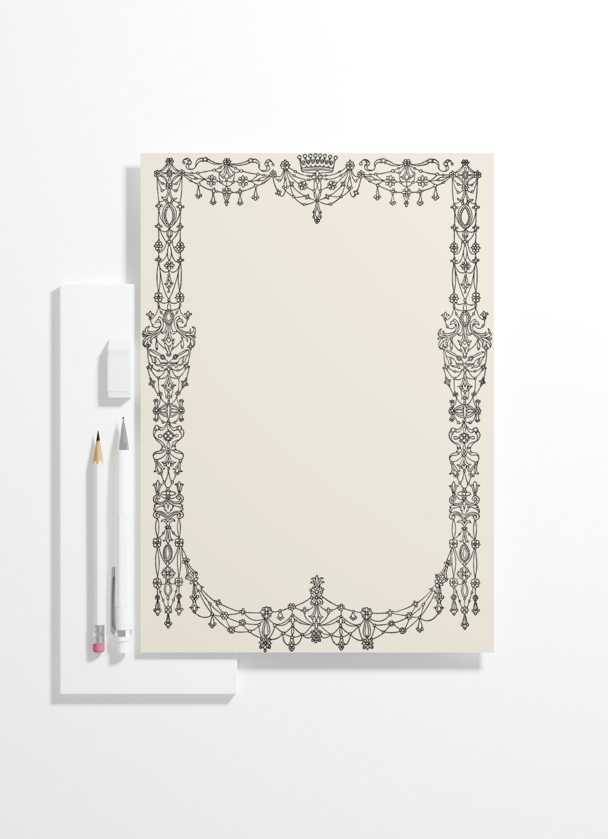 Royal Crown Ornate Tear-Away Notepad